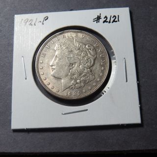 1921 - P Morgan Silver Dollar 2121 photo