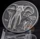 Elephant - Proof Tusks Antique Finish - Hire Minted Coin - 1oz.  Silver 2016 Tanzania Africa photo 1