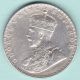 British India - 1912 - King George V Emperor - One Rupee - Rare Silver Coin British photo 1