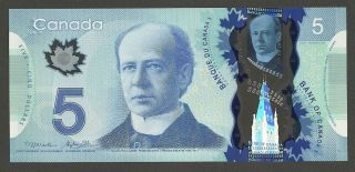 Bank Of Canada Hbt Issue $5 Unc 5 Dollars Polymer photo