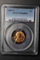 1940 - S Lincoln Wheat Cent Copper 1c Ms66 Rd Red Pcgs 81845643 Small Cents photo 2
