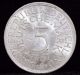 1967 G,  Germany,  Federal Republic Five 5 Deutsche Mark Silver Coin 1c12 Germany photo 1