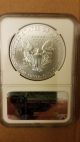 2011 - Silver American Eagle Ngc Ms - 70 Early Releases - 25th Anniversary Eagle Label Silver photo 1