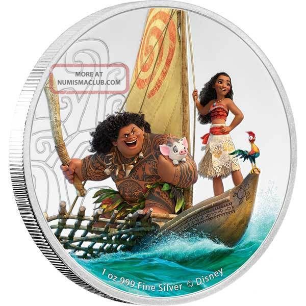 2017 Disney’s Moana: 1oz Silver Proof Coin Australia & Oceania photo