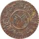Nepal 2 - Paisa Copper Coin King Tribhuvan Vikram 1921 Ad Km - 689.  2 Very Fine Vf Asia photo 1