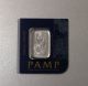 Pamp Suisse 1 Gram Platinum Bar (with Assay Certificate) C183371 Platinum photo 1