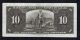 1937 Canada Ten Dollar Note In E/f45 Ser Yd6132730 Go/to Canada photo 1