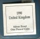 1990 British Silver 1 Pound Coin Proof (cnt417127) UK (Great Britain) photo 2