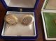 Vintage 1964 Tokyo Olympic Games Copper Commemorative Medal & Cufflinks Exonumia photo 2