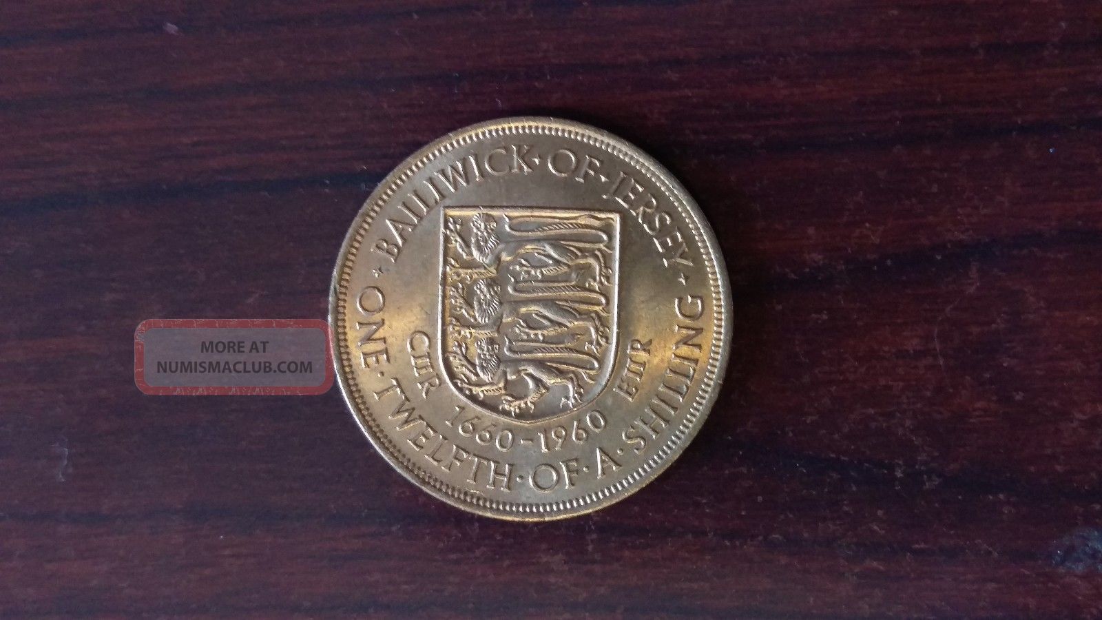 Bailiwick Of Jersey 1960,  1/12 Shilling UK (Great Britain) photo