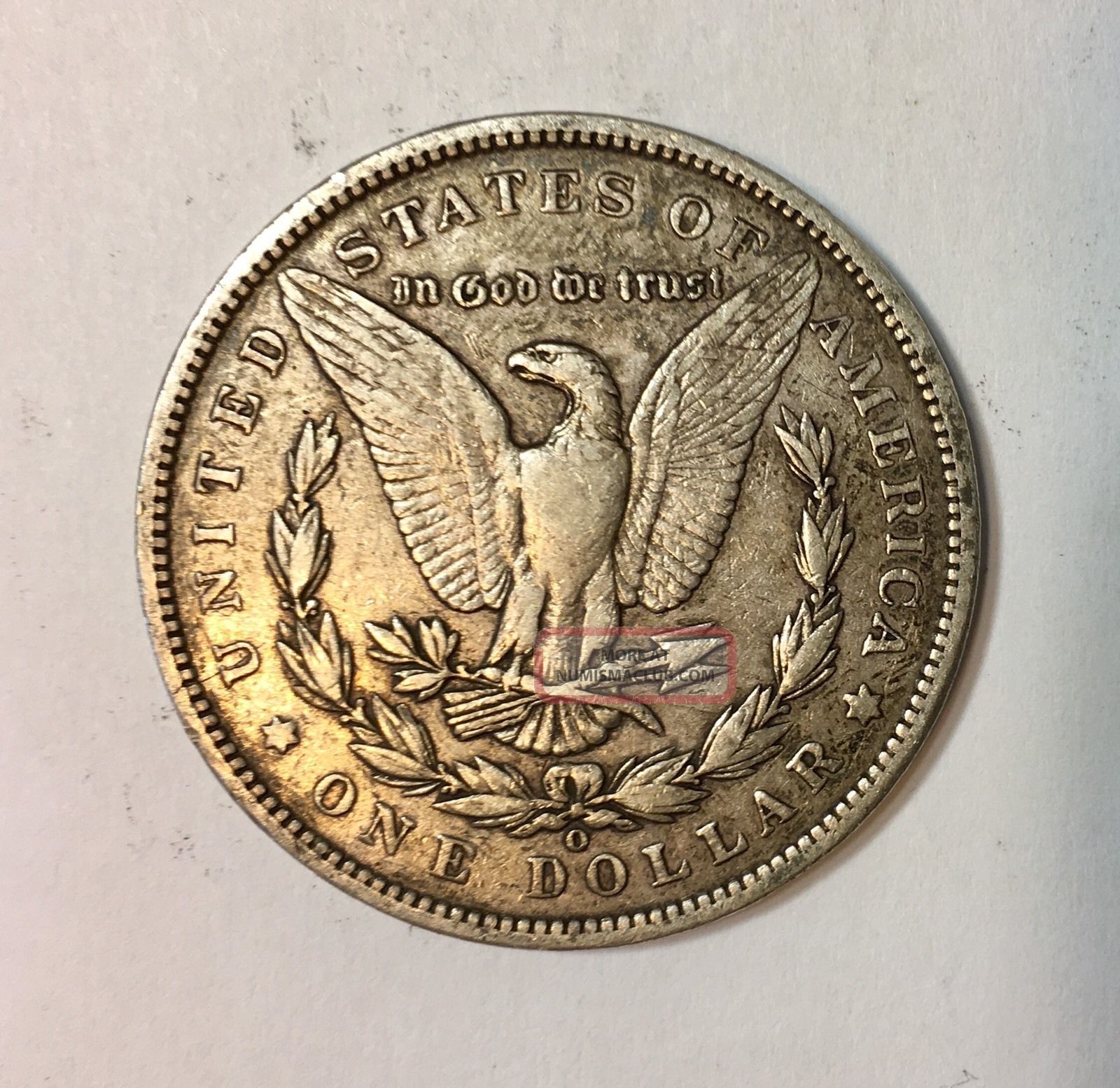 1901 O Morgan Silver Dollar $1 Coin Circulated