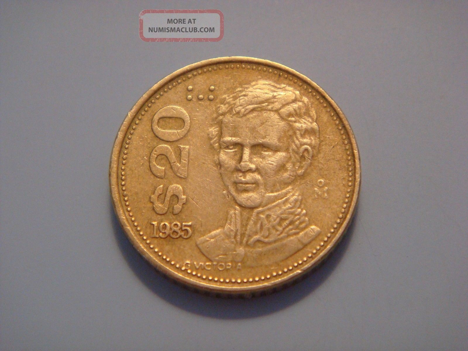Mexico 20 Pesos 1985