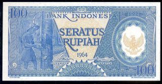Indonesia - 100 Rupiah 1964 Serie 