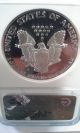 1990 - S Proof Silver American Eagle Pf - 69 Ultra Cameo Ngc Coins photo 8