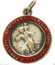 Saint Christopher Protection Against Bombardments - Rare 1929 Antique Medal Exonumia photo 1
