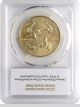 2017 $50 Gold Eagle Pcgs Ms70 First Strike Us 225th Label Gold photo 1
