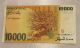 10000 Israeli Shekels 1984 Unc Banknote Pm Golda Meir Rare Middle East photo 2