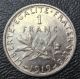1919 France 1 Franc Rare Silver Coin France photo 1