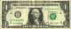 Us Dollar Binary 56666656 Fancy Currency Serial 2009 Cu $1 One Bill 5 In A Row Small Size Notes photo 3