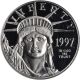 1997 - W American Platinum Eagle Proof (1 Oz) $100 - Ngc Pf70 Ucam Platinum photo 2