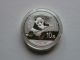 2014 China 10 Yuan Panda 1 Oz 999 Chinese Fine Silver Coin China photo 1
