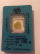 1 Gram Pamp Suisse Liberty Heart 999.  9 Gold Dream Bar/ingot,  Assay Certificate Gold photo 1