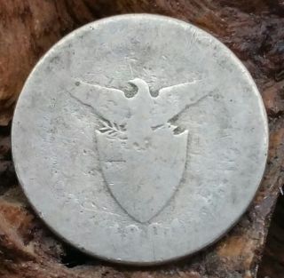 1904 P U.  S.  Philippines 5 Centavos Coin photo