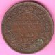 British India - 1907 - One Quarter Anna - King Edward Vii - Copper Coin - 18 India photo 1