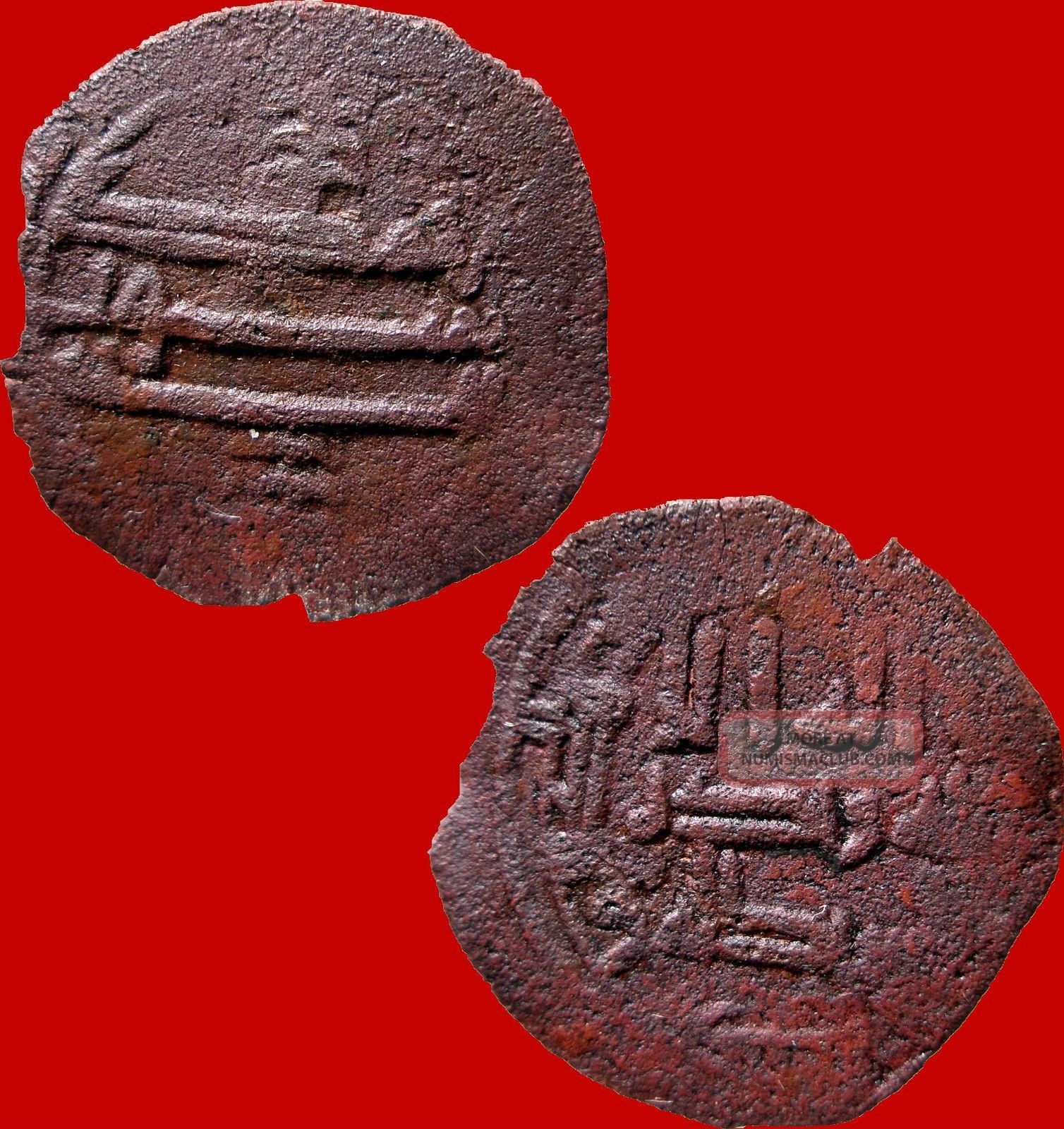 Lucernae Scarce Independent Corduba ' S Emirate Bronze Fals (749 - 928 D.  C. ). Coins: Medieval photo