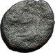 Zeno Rare 476ad Numus Ae4 Monogram Authentic Ancient Greek Coin I59656 Coins: Ancient photo 1