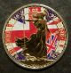 2016 Uk Patriotic Flag Britannia 1oz Silver Coin - 24kt Gold UK (Great Britain) photo 1