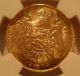 Belgium 1914 Gold 20 Francs Ngc Ms - 64 Flemish - Position A Coins: World photo 1