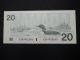 1991 $20 Dollar Bill Bank Note Canada Knight - Dodge Evv9935000 Unc Bird Series Canada photo 1