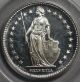 1940 Pcgs Sp 66 Ogh Switzerland Silver 2 Francs Gem Bu Specimen Coin (16111820c) Switzerland photo 1