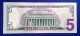 $5 2013 Frn Fr - 1996 - B (2) York Uncirculated Small Size Notes photo 4