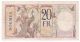 Caledonia: Banknote - 20 Francs 1929 - Grade Australia & Oceania photo 1