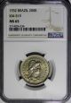 Brazil 1932 200 Reis Ngc Ms65 Toned Top Graded Coin By Ngc Km 519 South America photo 1