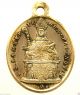 Patroness Virgin Mary & Saint Lambert - & Rare Antique Medal Pendant Exonumia photo 1