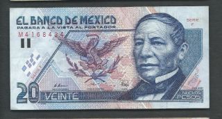 Mexico 1992 20 Nuevos Pesos P 100 Circulated photo