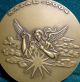 Nativity - Adoration Of The Magi X - Mas / Angel 99mm 2004 Bronze Medal In Pouch Exonumia photo 3