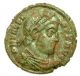 Roman Bronze Coin Follis Valens Securitas Reipublicae Victoria Palm Siscia Coins: Ancient photo 2