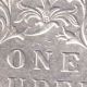 British India - 1891 - ' B ' Incuse - One Rupee - Victoria Queen - Silver Coin - 18 India photo 1