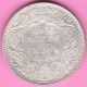 British India - 1890 - ' B ' Incuse - One Rupee - Victoria Queen - Silver Coin - 17 India photo 1
