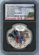 2016 Canada $20 The Trinity Dc Comics Silver Proof Ngc Pf70 Black Core - Jx176 Coins: Canada photo 1