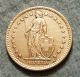 1943 Switzerland 2 Franc Silver Coin Europe photo 1