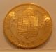 Hungary 1877 Kb Gold 8 Forint 20 Francs Unc Coins: World photo 1