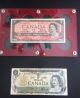 Canadian Paper Money $1 (1973),  $2 (1954),  And $5 (1972) Bills Canada photo 1