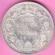 British India - 1900 - ' B ' Incuse - One Rupee - Victoria Queen - Silver Coin - 28 India photo 2
