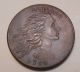 1793 Flowing Hair Large Cent W/strawberry Leaves Museum Quality Copy Coin Exonumia photo 2