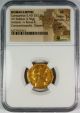 Ancient Roman Empire Constantius Ii Gold Solidus Ad 337 - 361 Ngc Vf Coins: Ancient photo 2